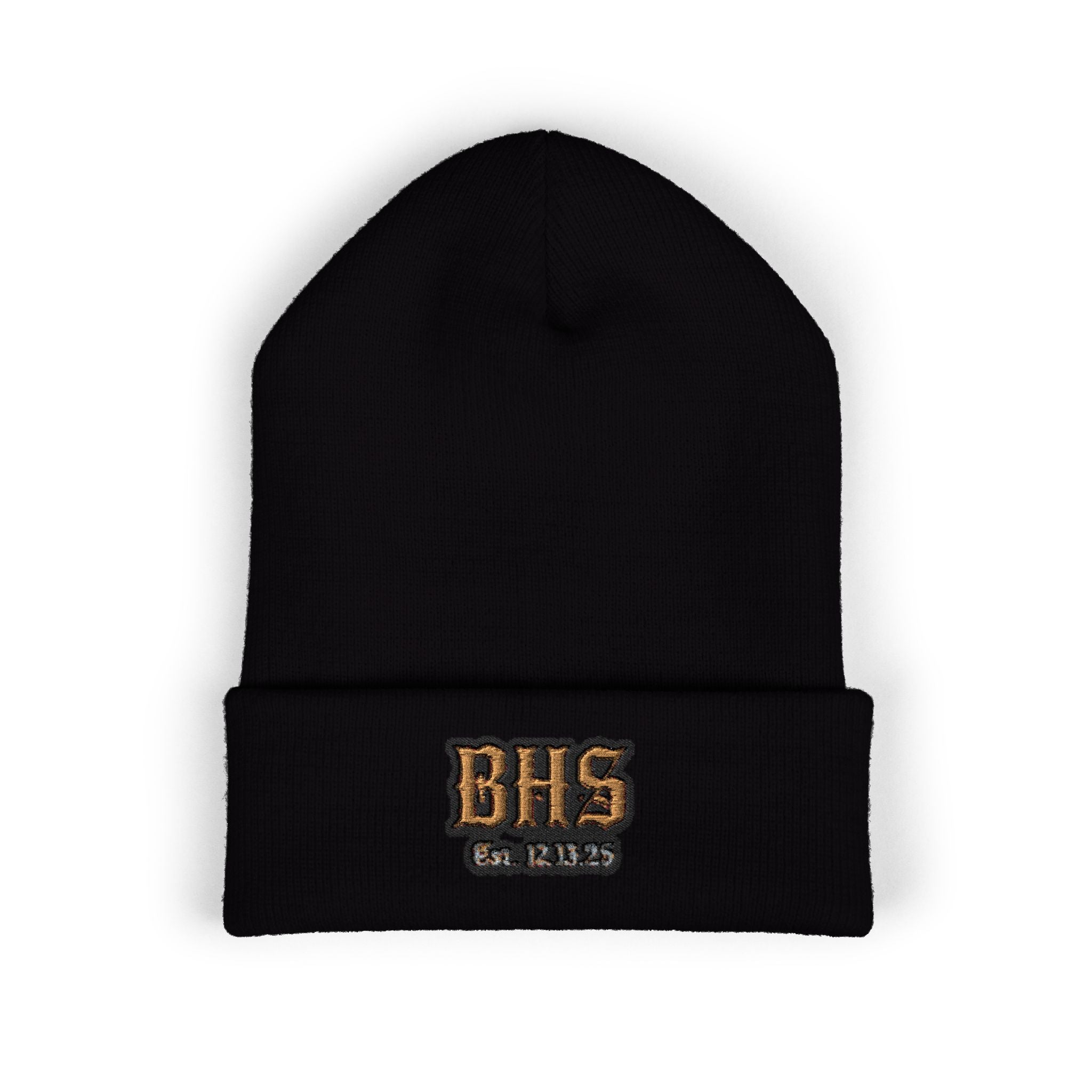 Embroidered Classic Cuffed Beanie — show them who you are with this quality embroidered beenie