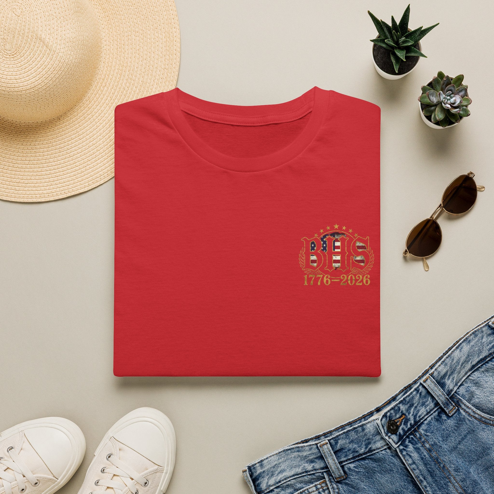 America 250 Celebration T-Shirt — Honoring Those Who Serve
