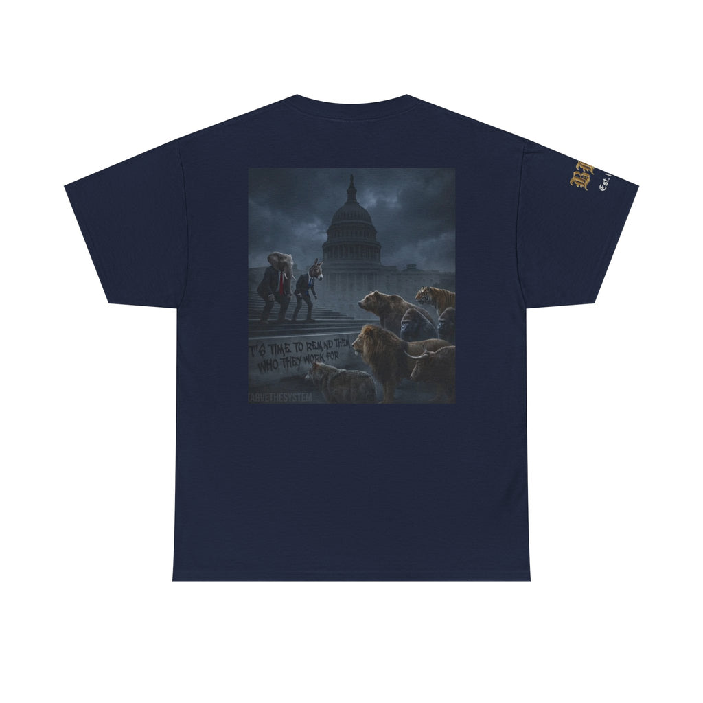 Eloquent Elephant & Conservative Jackass Tee — 'All the Unhappy Forest Creatures' Graphic T-Shirt