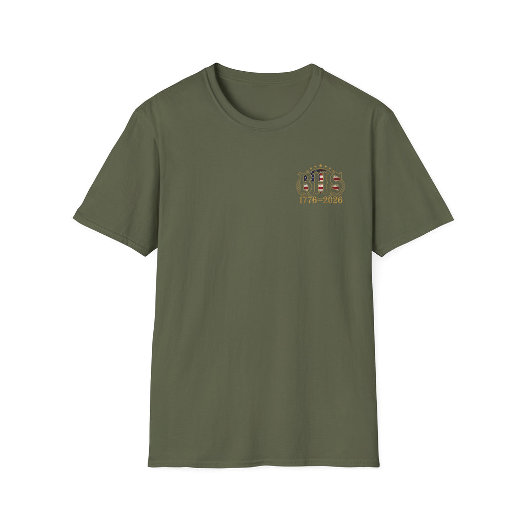 America 250 Celebration T-Shirt — Honoring Those Who Serve