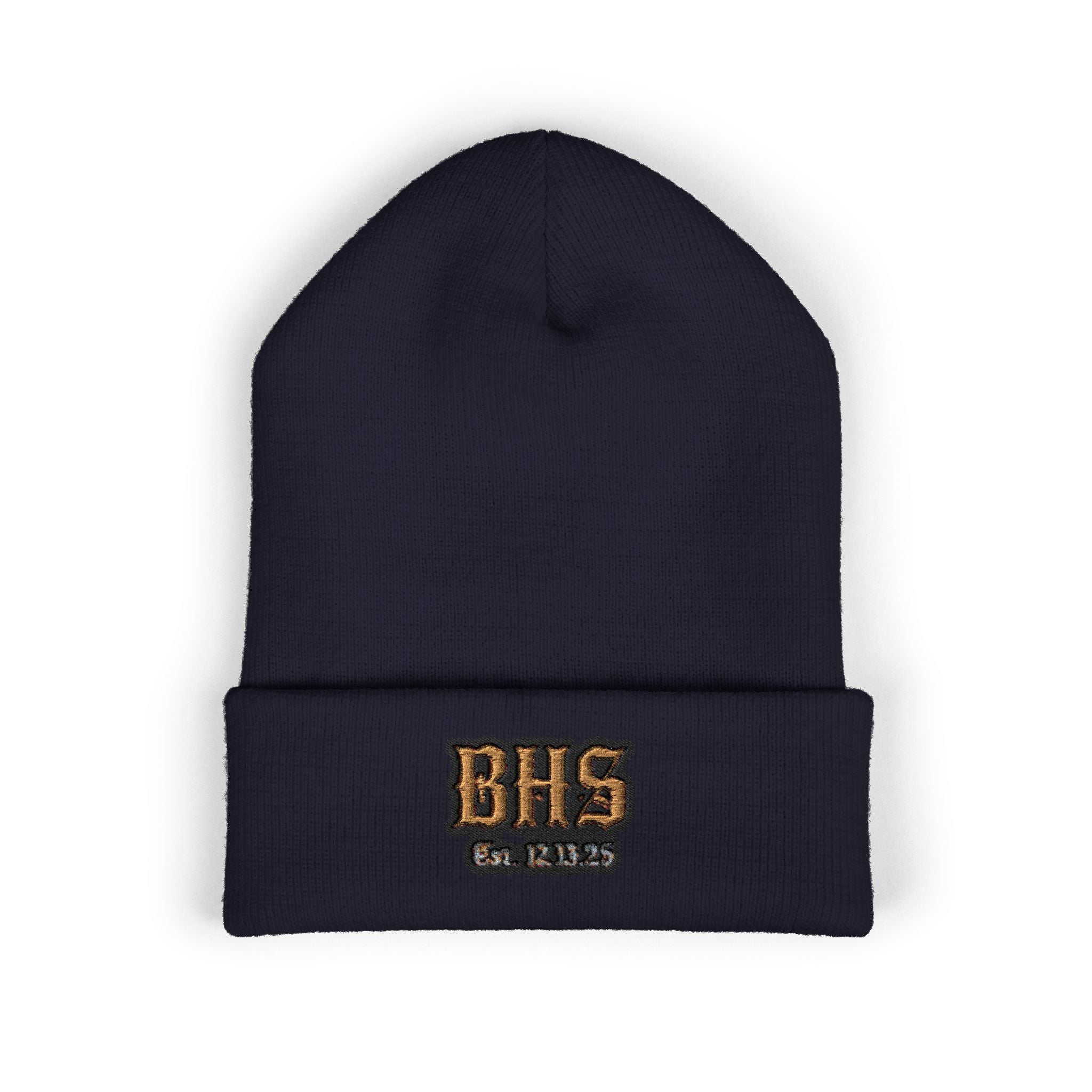 Embroidered Classic Cuffed Beanie — show them who you are with this quality embroidered beenie