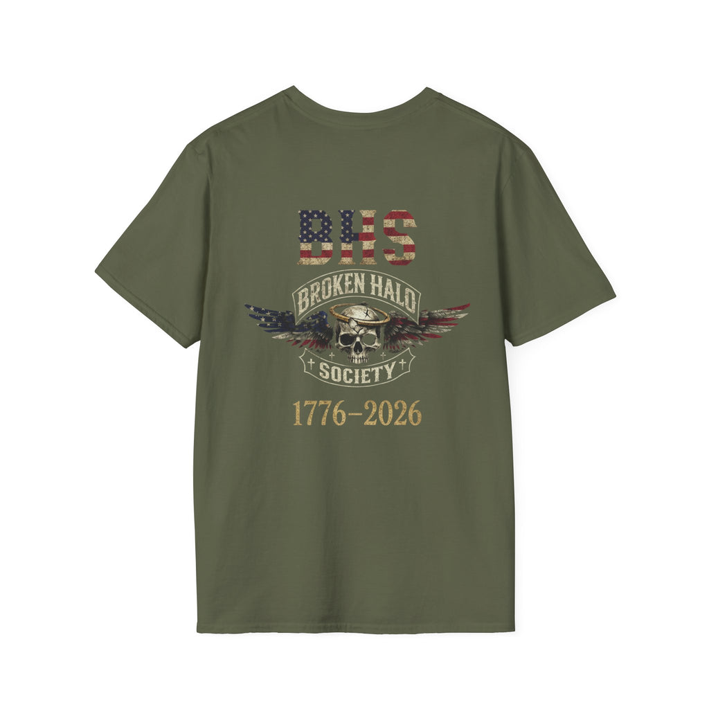 America 250 Celebration T-Shirt — Honoring Those Who Serve