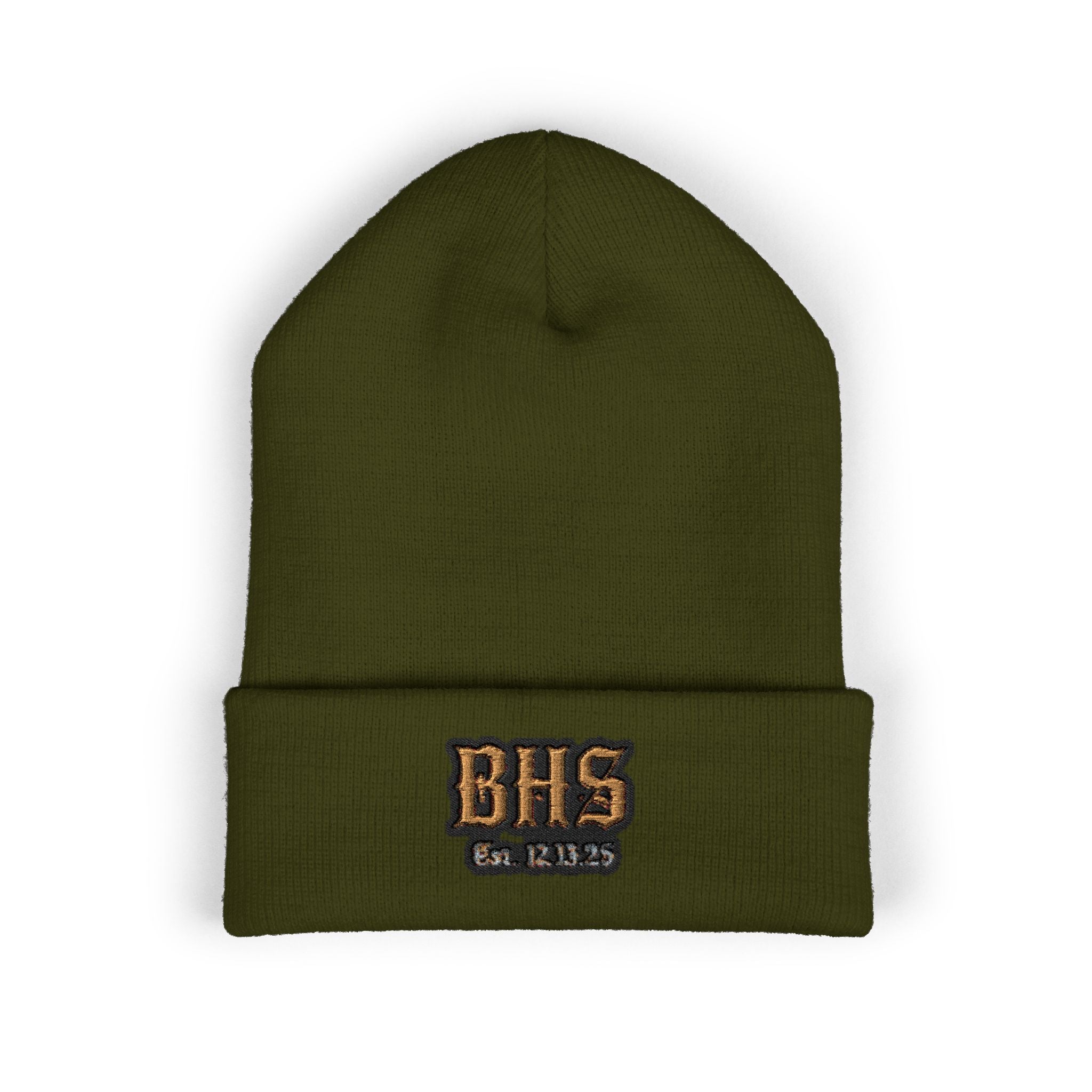 Embroidered Classic Cuffed Beanie — show them who you are with this quality embroidered beenie