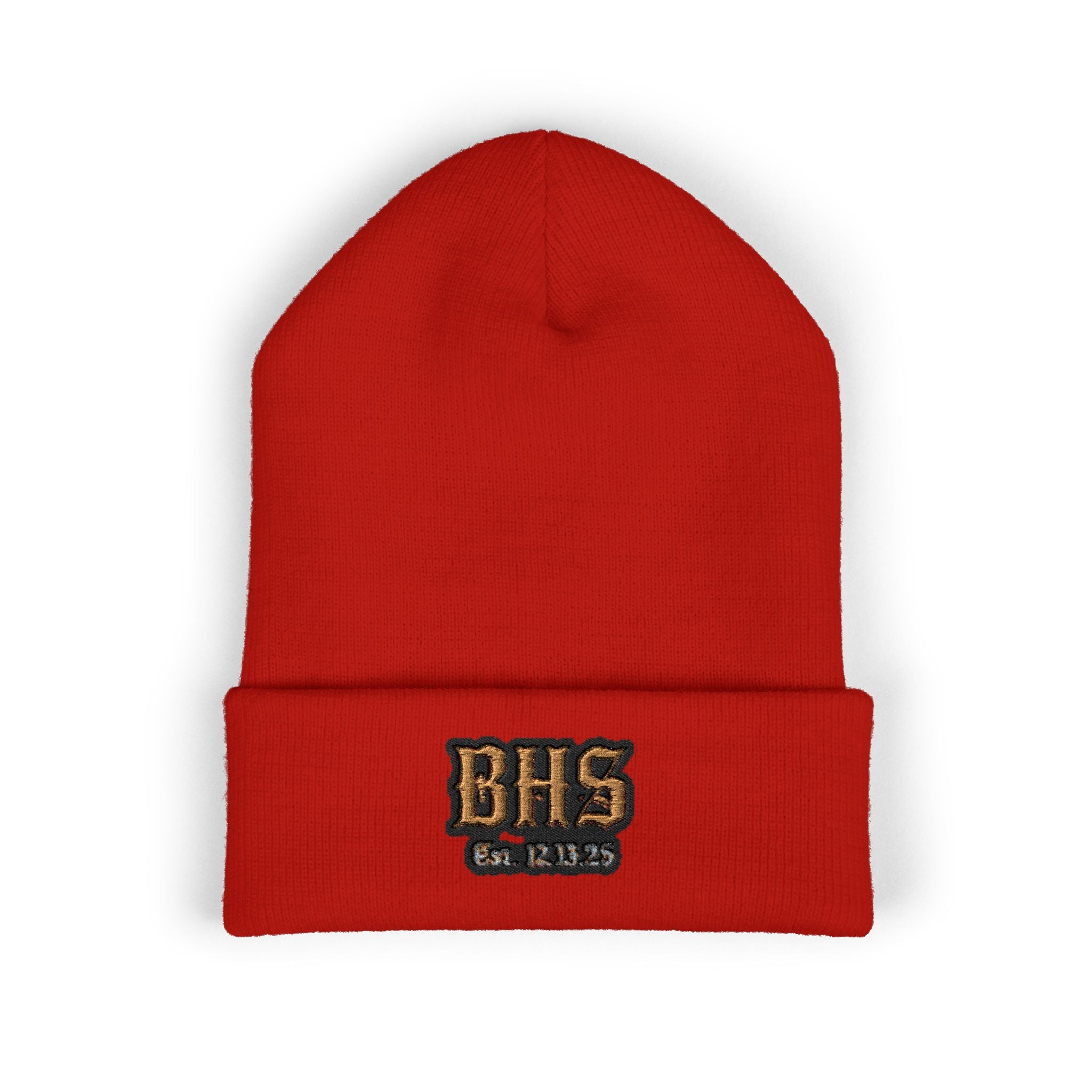 Embroidered Classic Cuffed Beanie — show them who you are with this quality embroidered beenie