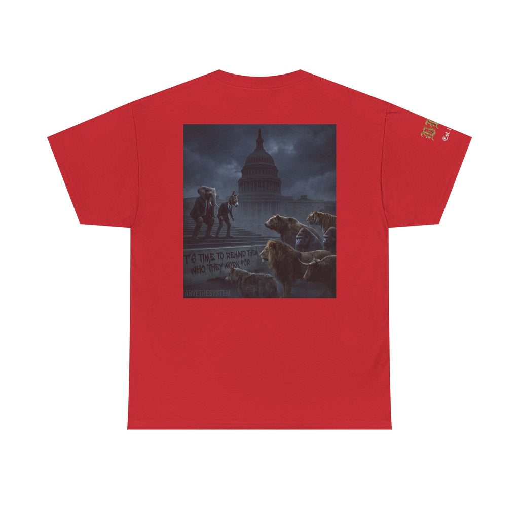 Eloquent Elephant & Conservative Jackass Tee — 'All the Unhappy Forest Creatures' Graphic T-Shirt