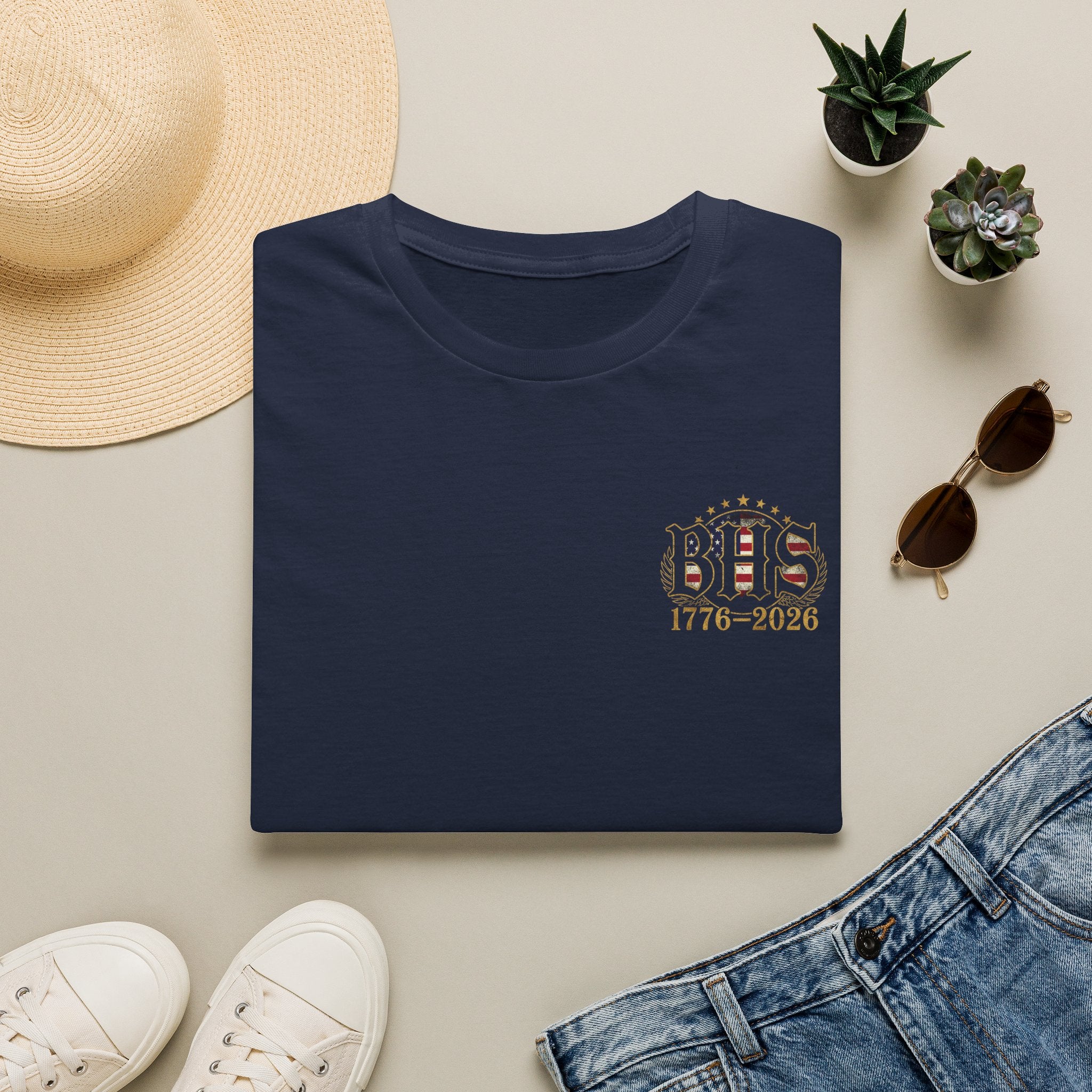 America 250 Celebration T-Shirt — Honoring Those Who Serve