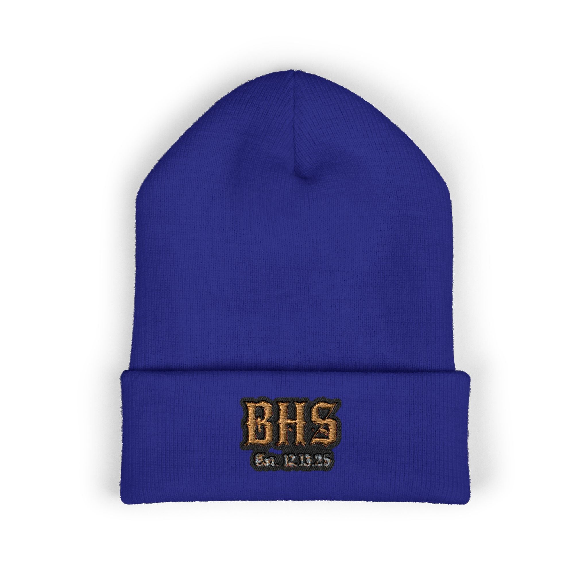 Embroidered Classic Cuffed Beanie — show them who you are with this quality embroidered beenie